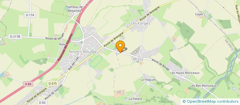 localisation de l'entreprise AL.LO  VAL D'ARRY