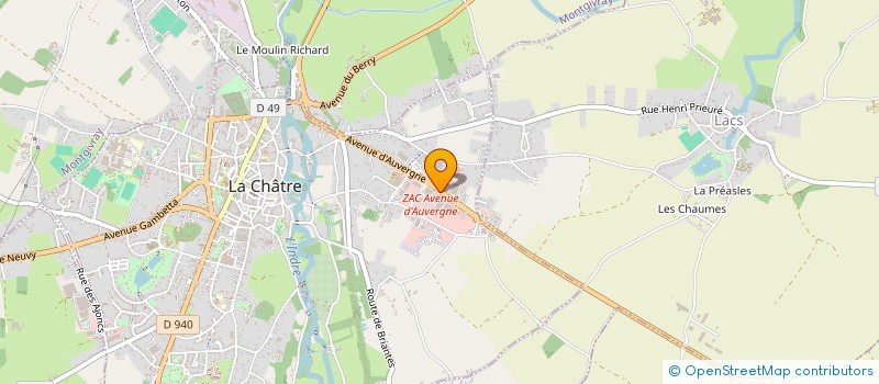localisation de l'entreprise AL LOISIRS à LA CHATRE
