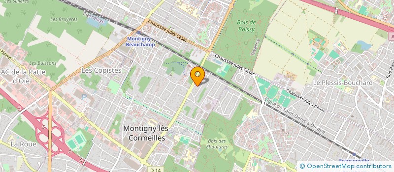 localisation de l'entreprise AL-MADINA  MONTIGNY-LES-CORMEILLES