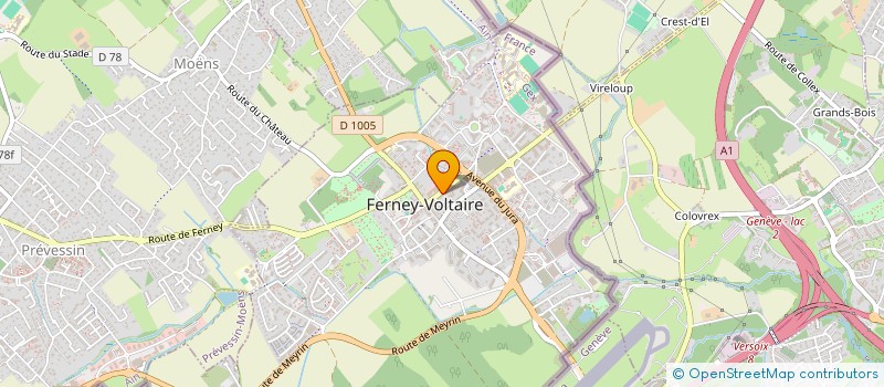 localisation de l'entreprise AL MADINA à FERNEY-VOLTAIRE