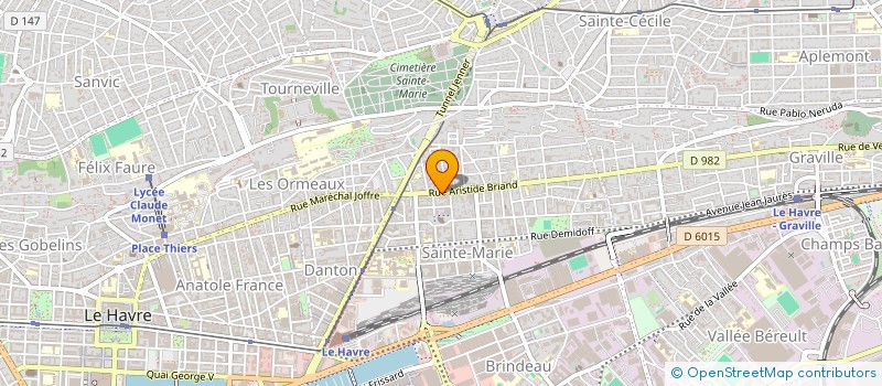 localisation de l'entreprise AL MADINA BOUCHERIE  LE HAVRE