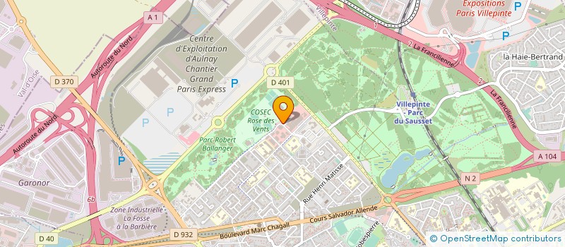 localisation de l'entreprise AL MAGHRIB ALAARABIE à AULNAY-SOUS-BOIS