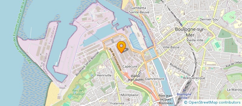 localisation de l'entreprise AL MANAGEMENT DEVELOPPEMENT à BOULOGNE-SUR-MER