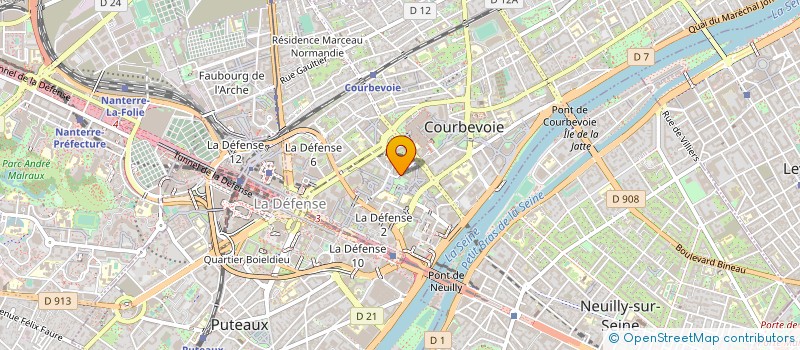 localisation de l'entreprise AL MANSOUR IMPORT EXPORT à COURBEVOIE