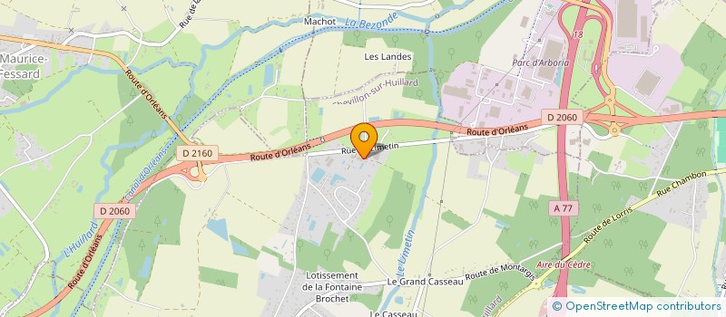 localisation de l'entreprise AL-MO IMMO à CHEVILLON-SUR-HUILLARD