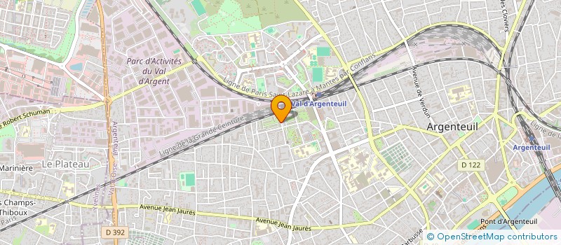 localisation de l'entreprise AL MUSLIM GROUP à ARGENTEUIL