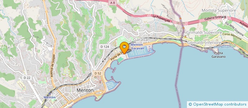 localisation de l'entreprise AL NAUTIC à MENTON
