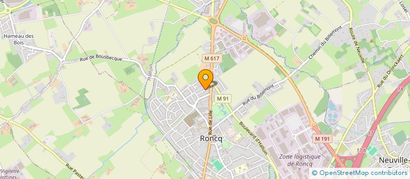 localisation de l'entreprise AL NEUVILLE EN FERRAIN à RONCQ