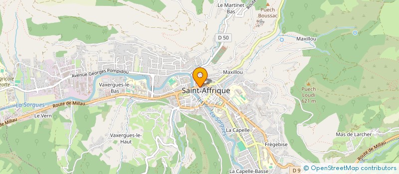 localisation de l'entreprise AL'O GESTION  SAINT-AFFRIQUE