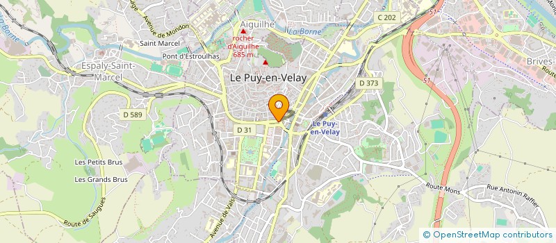 localisation de l'entreprise AL OPTIQUE à LE PUY-EN-VELAY