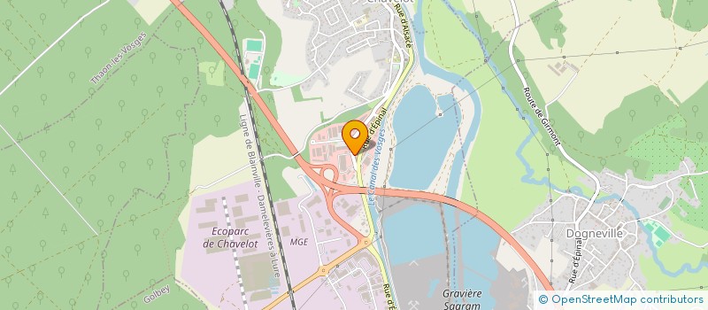 localisation de l'entreprise AL PARE-BRISE  CHAVELOT