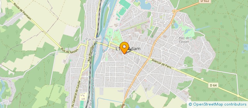 localisation de l'entreprise AL PARIS  L'ISLE-ADAM