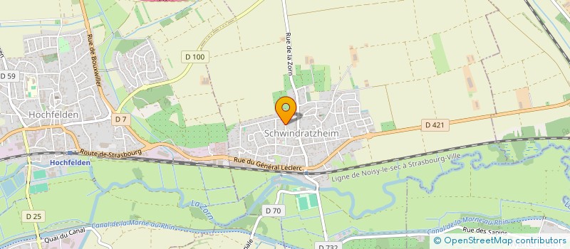 localisation de l'entreprise AL PATRIMOINE  SCHWINDRATZHEIM