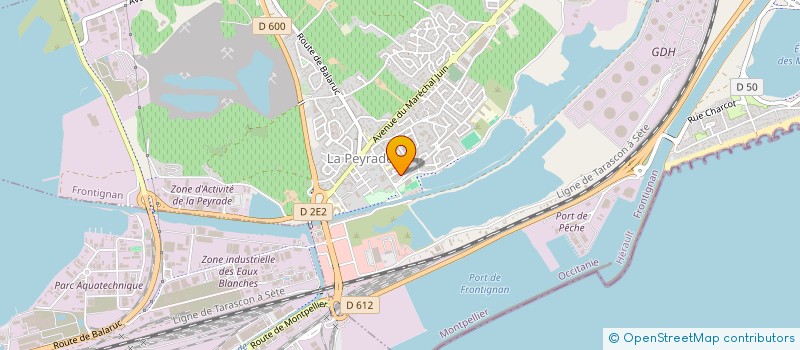 localisation de l'entreprise AL&PC EVENEMENTS à FRONTIGNAN