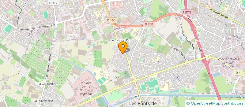 localisation de l'entreprise AL PERFORMANCES à LES PONTS-DE-CE