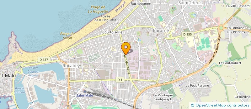 localisation de l'entreprise AL-PH-A CORSAIRE  SAINT-MALO