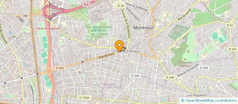 localisation de l'entreprise AL PINCIO à MONTREUIL