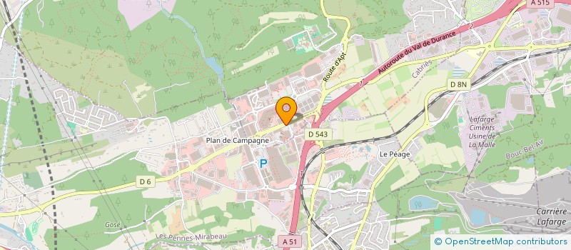 localisation de l'entreprise AL PISCINES  CABRIES