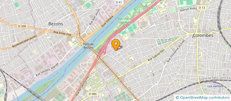 localisation de l'entreprise AL PRIMEURS à COLOMBES