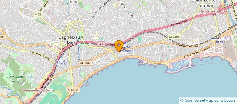 localisation de l'entreprise AL PROJECT CONSULTING à CAGNES-SUR-MER