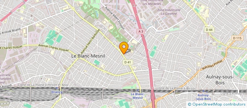 localisation de l'entreprise AL QALAM à LE BLANC-MESNIL