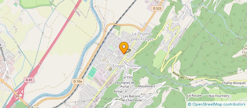 localisation de l'entreprise AL RENOVATION à LE CHAMP-PRES-FROGES