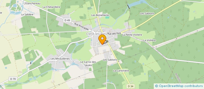 localisation de l'entreprise AL RENOVATION  CLERE-LES-PINS