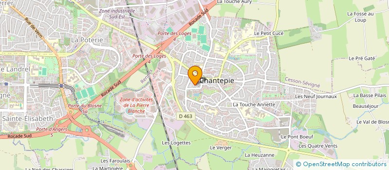 localisation de l'entreprise AL.RI-TRANSPORTS à CHANTEPIE
