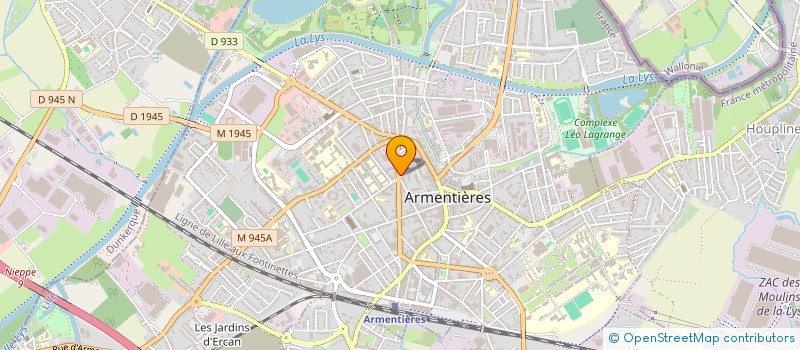 localisation de l'entreprise AL RIDHA à ARMENTIERES