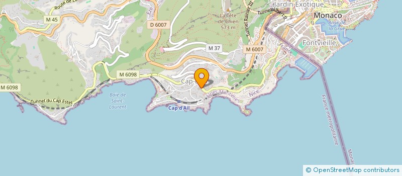 localisation de l'entreprise AL RIVIERA à CAP-D'AIL