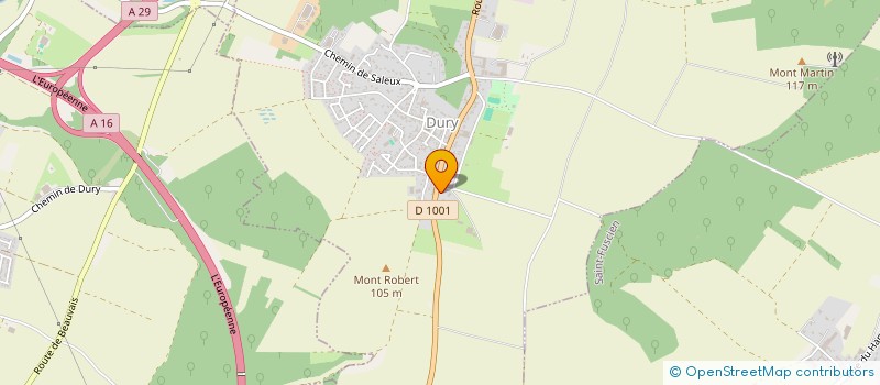 localisation de l'entreprise AL ROGER  DURY