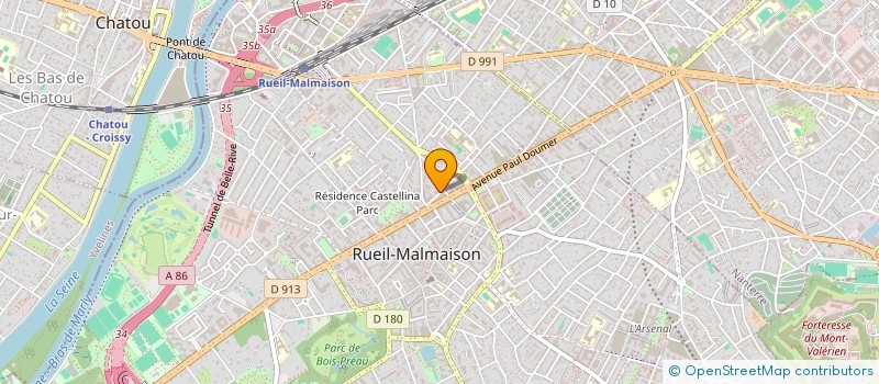 localisation de l'entreprise AL-SABRI CENTRE EUROPA ACE à RUEIL-MALMAISON