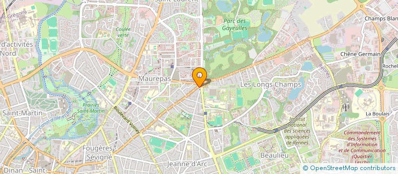 localisation de l'entreprise AL-SAJ CLUB à RENNES