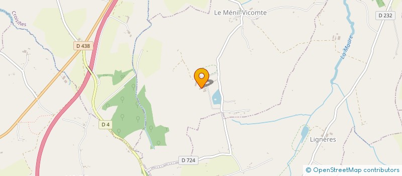 localisation de l'entreprise AL SHAHANIA STUD FRANCE SARL à LE MENIL-VICOMTE