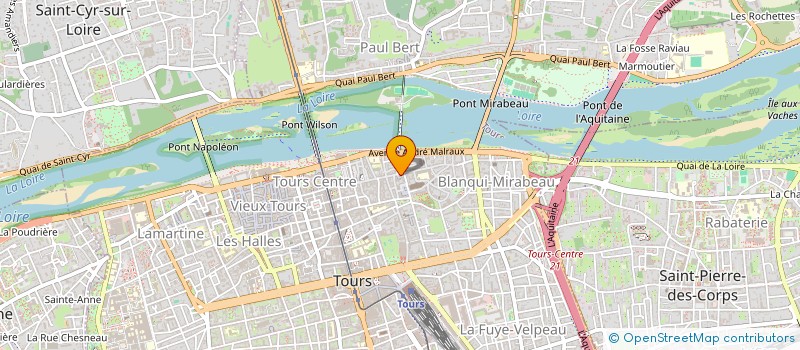 localisation de l'entreprise AL SHAME RESTAURATION  TOURS