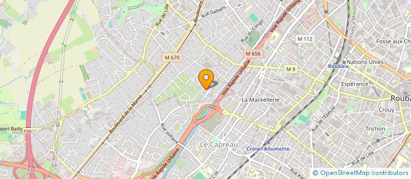 localisation de l'entreprise AL-SI (ARNAUD LOTIGIE SERVICES INFORMATIQUE)  ROUBAIX