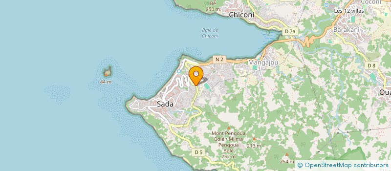 localisation de l'entreprise AL-SOUNNAT WAL IKHLASS DE MAYOTTE à SADA