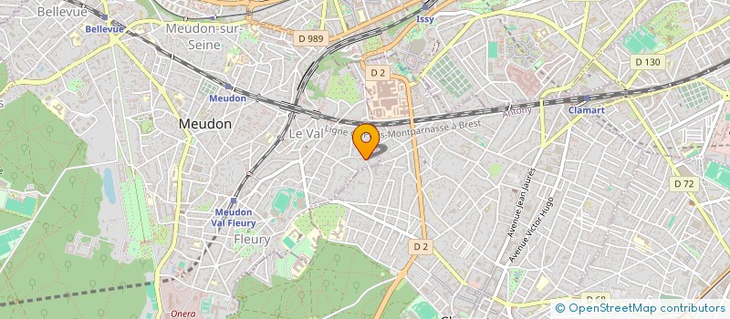 localisation de l'entreprise AL STUDIO.TV à MEUDON