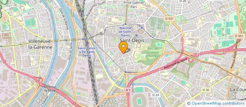 localisation de l'entreprise AL SUNNA à SAINT-DENIS