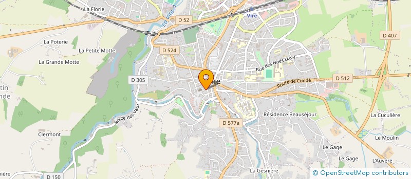 localisation de l'entreprise AL SUPPORT  VIRE-NORMANDIE