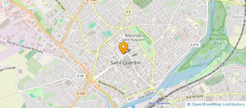 localisation de l'entreprise AL TAGLIO PIZZA à SAINT-QUENTIN