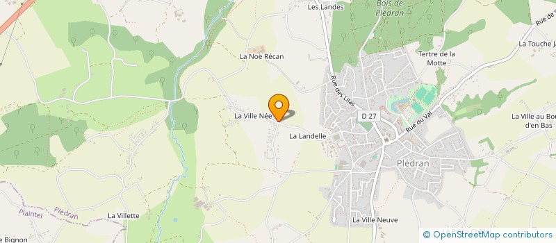 localisation de l'entreprise AL TAXI 22  PLEDRAN