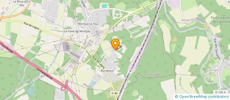 localisation de l'entreprise AL TAXI à VILLEVAUDE