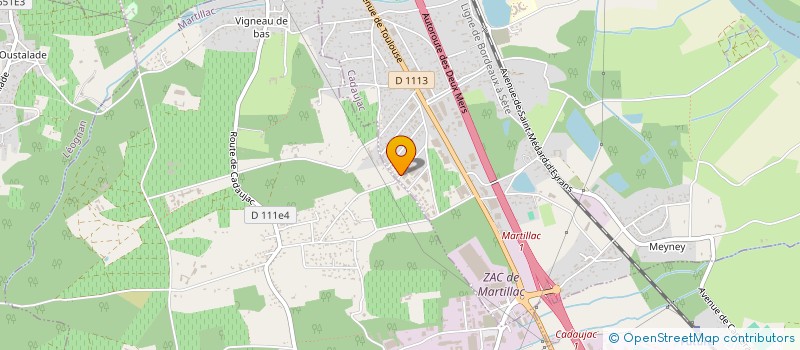 localisation de l'entreprise AL TERRASSEMENT  CADAUJAC