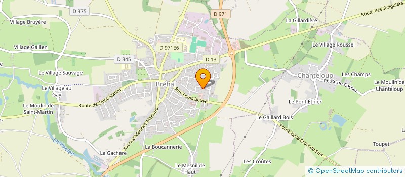 localisation de l'entreprise AL THANATOPRAXIE  BREHAL