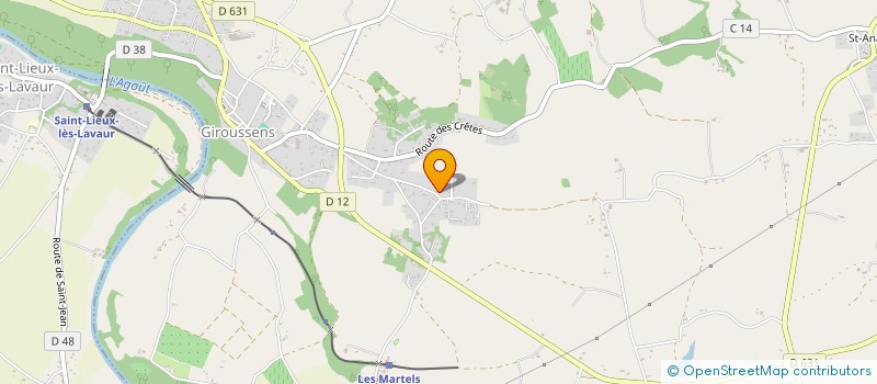 localisation de l'entreprise AL TIGOU  GIROUSSENS