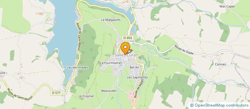 localisation de l'entreprise AL TOUPI  SALLES-CURAN