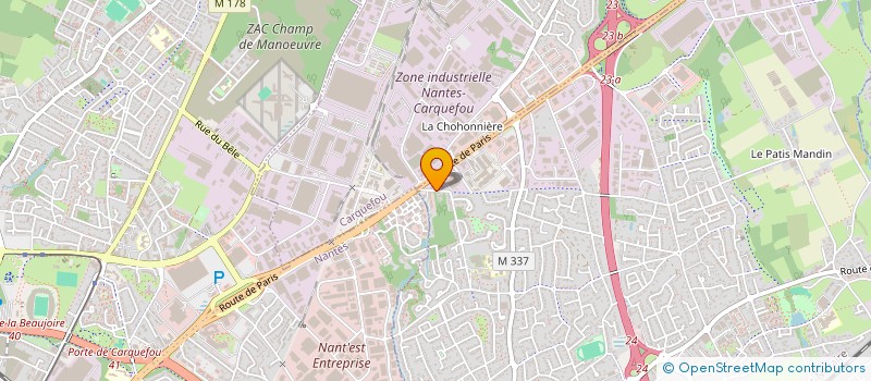 localisation de l'entreprise AL TRANS à SAINTE-LUCE-SUR-LOIRE