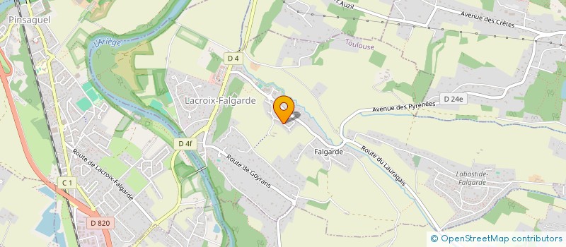 localisation de l'entreprise AL TRANSACTION  LACROIX-FALGARDE