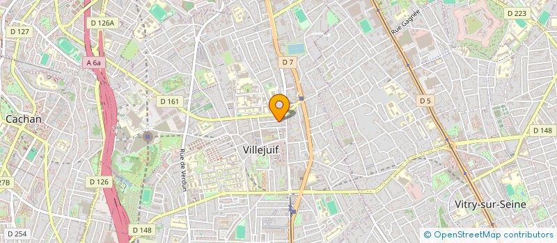 localisation de l'entreprise AL TRANSPORT SERVICE à VILLEJUIF